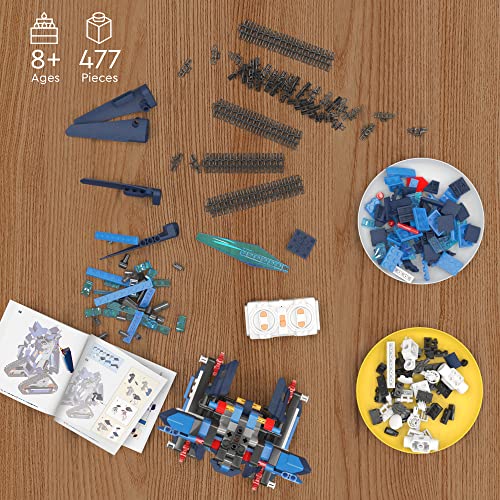 Educiro Stem Projects Robot Toys Building Set For Boys For Kids Age 8-12-14, Boys Girls Easter Gifts Ideas For Boys Girls 8+, Remote & App Controlled Toys Building Sets (477 Pieces) New 2023 #TOP5