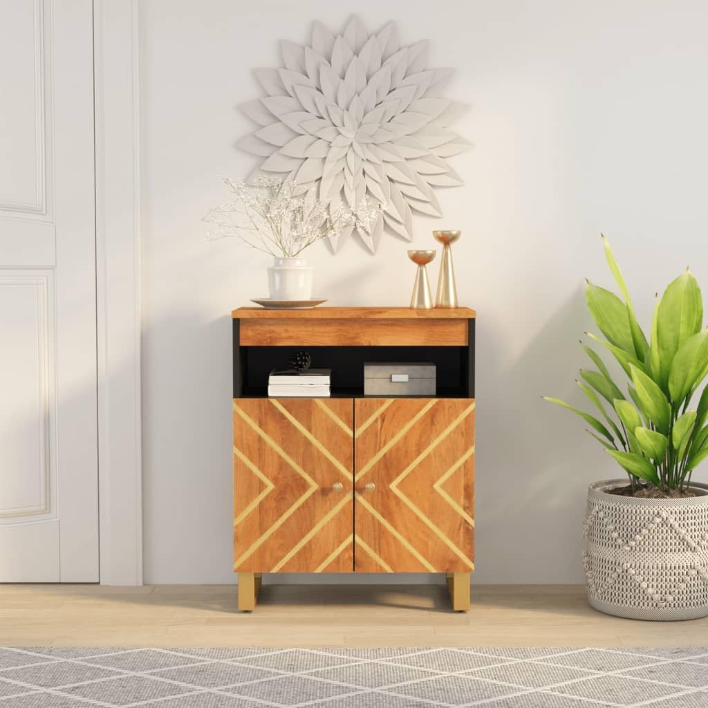 Mueble de madera de mango para salón y pasillo industrial