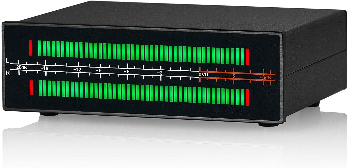 LED Sound Level Meter Sound Level Meter Music Spectrum Visualizer Audio Adapter