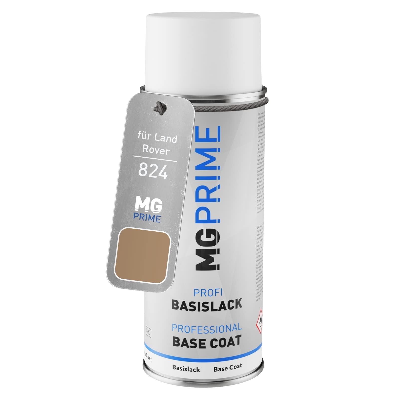 MG PRIME Car paint Spray can for Land Rover 824 / LRC824-GAQ Ipanema Sand Metallic Base coat spray can 400ml