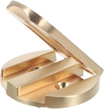 Sewroro Brushed Brass Cabinet Door Knobs and Concealed Drawer Pulls Solid Metal Antique Kitchen Cabinet Handles for Cupboard Furniture Chest