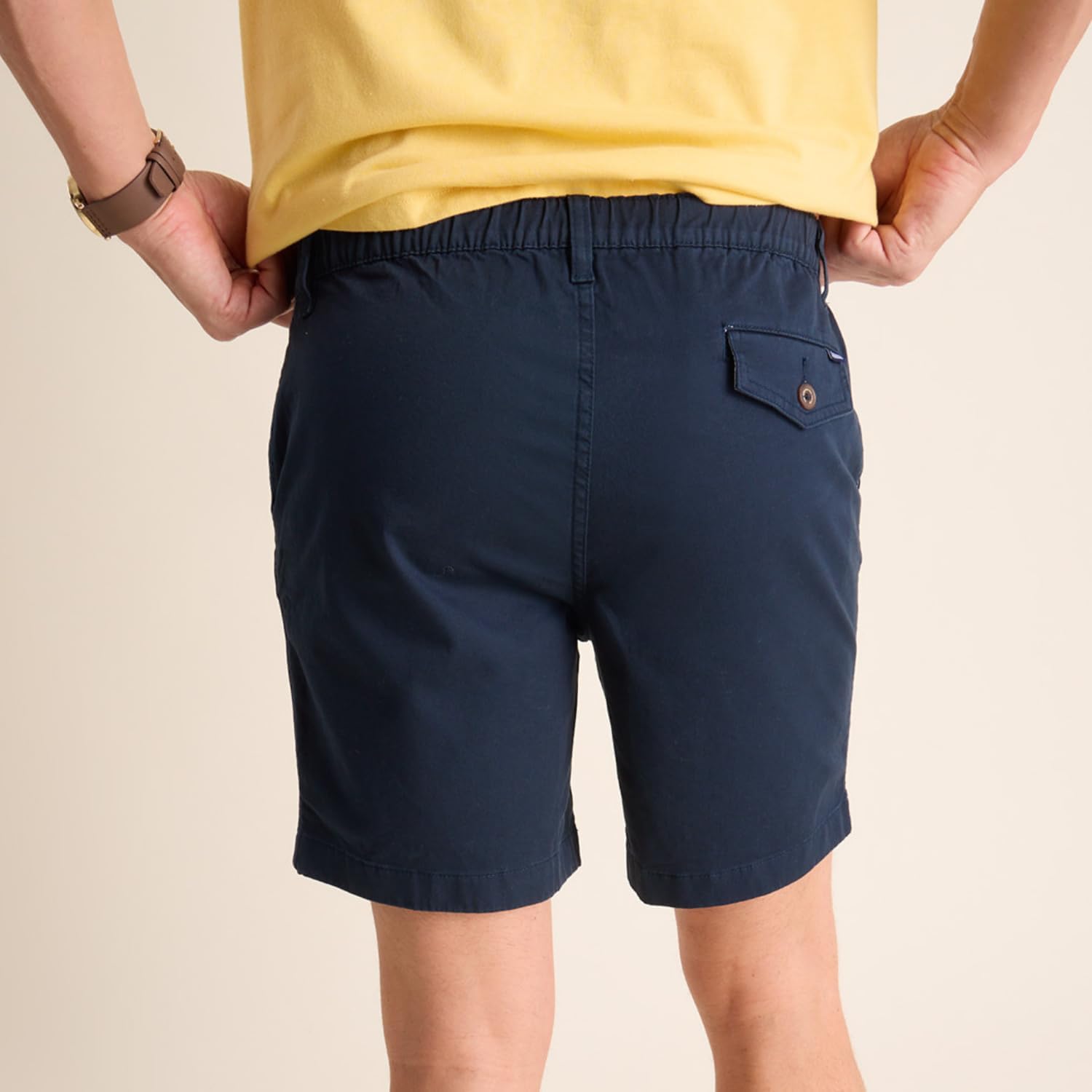 Chubbies Chino Shorts Men 7 Inch - Mens Shorts Casual with Elastic Waistband, Side and Back Pockets, Stretch Cotton Blend - Image 2