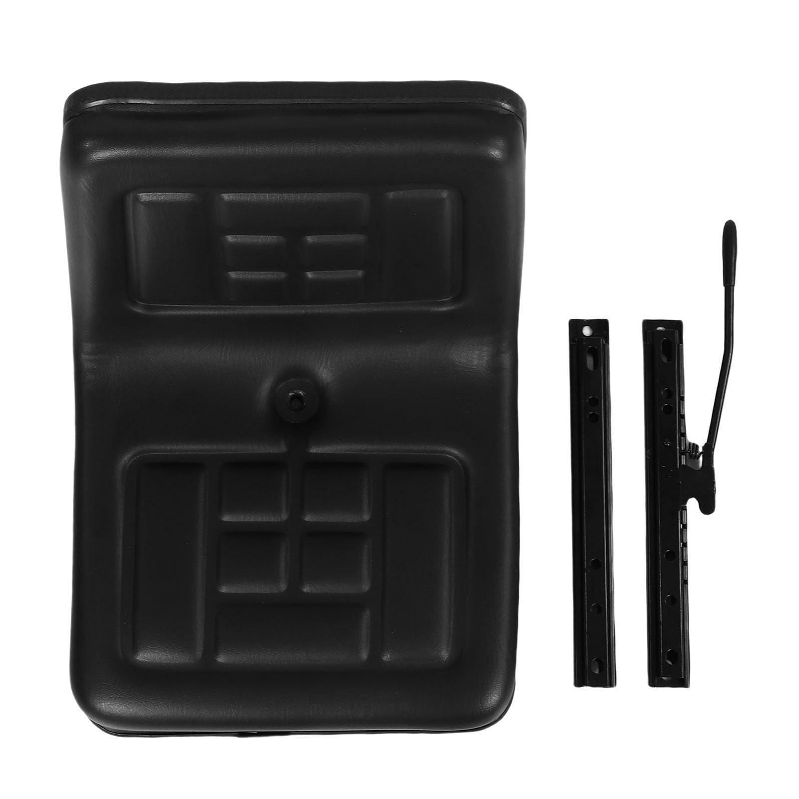 CHICIRIS Ajuste Universal para Asiento de Tractor Diseño Ergonómico con Ajuste Deslizante para Oruga para Maquinaria Pesada Negro de Larga Duración