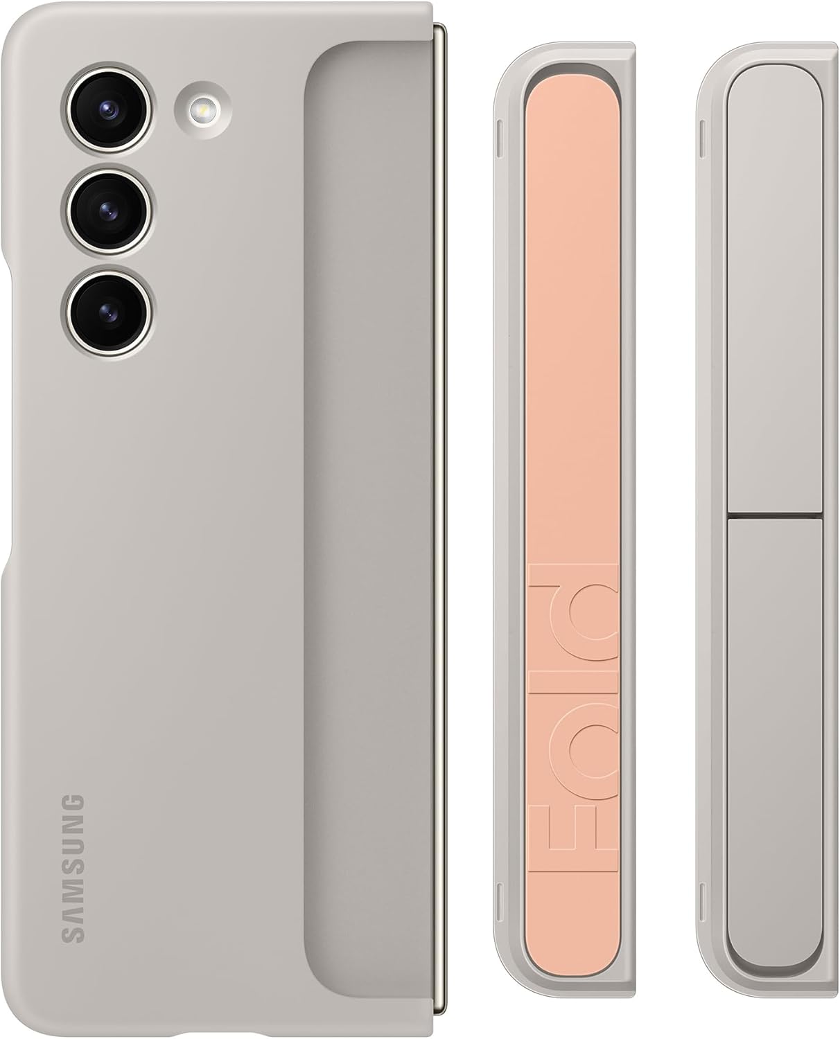 Samsung Galaxy Official Standing Case with Strap for Z Fold5, Sand