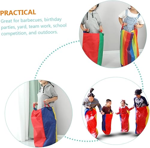 Miniatura 4 de Vaguelly Saco de salto para niños, bolsa de salto para niños, sacos de patata, juego al aire libre, juegos de patio, bolsas de carreras, juguetes