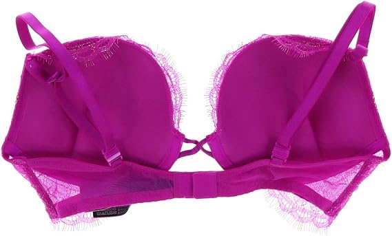 Victoria's Secret Bra Bombshell Add 2 Cups Shimmer Lace (32A, Magenta)