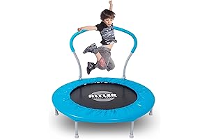 36-Inch Child Mini Trampoline with Handle for Indoor and Outdoor Jump Sports