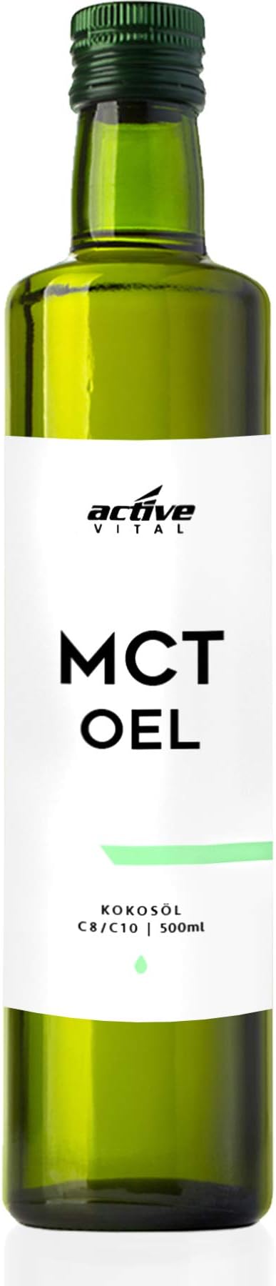 ACTIVEVITAL MCT Oil 500ml Unflavoured C8 C10 Coconut Based