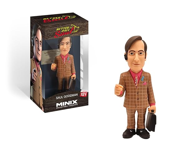 MINIX - Goodman Figure - Better Call Saul - 12cm Collectibles for Display, Gift Idea for Kids & Adults, TV & Film Fans - MN12749