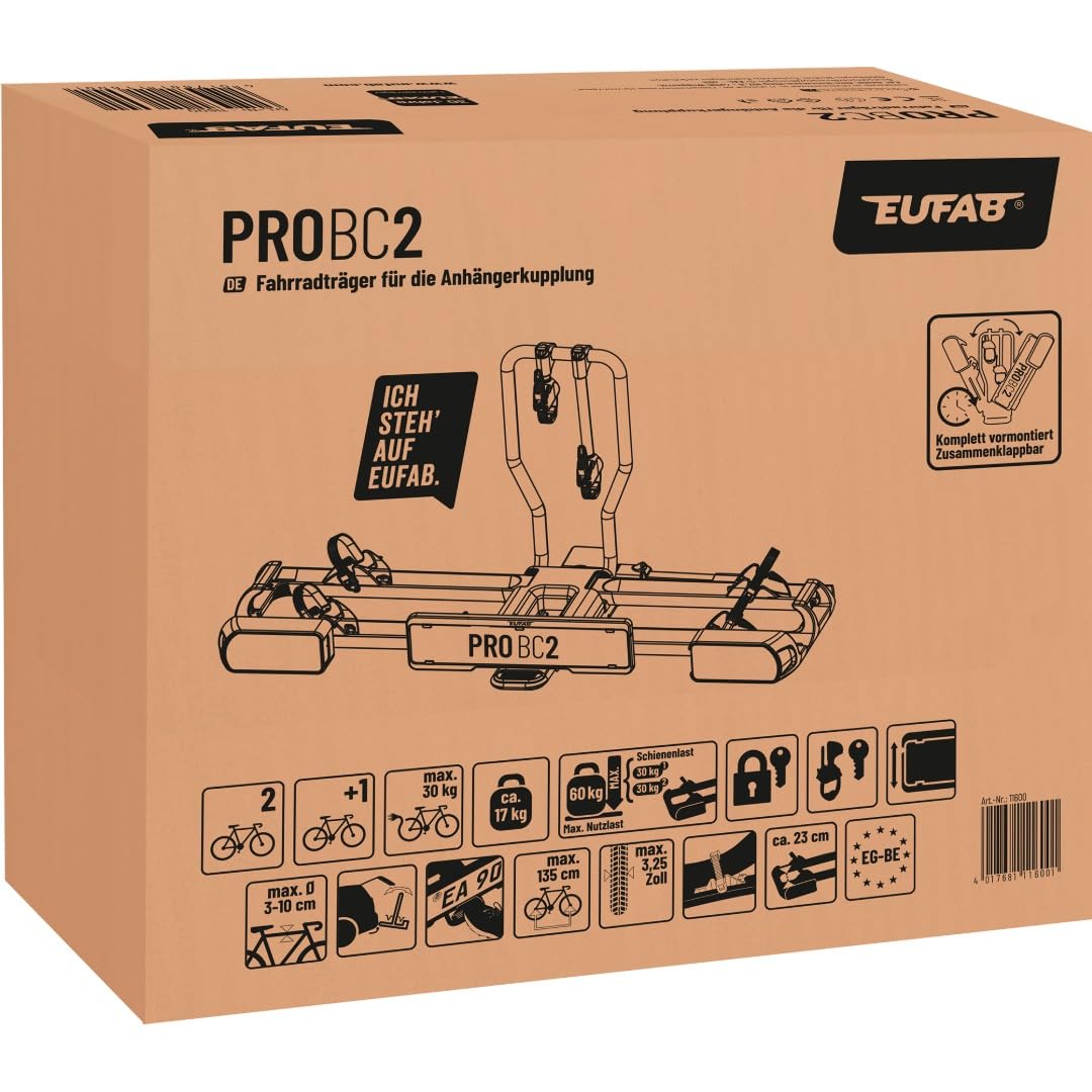 EUFAB 11600 Portabicicletas bola