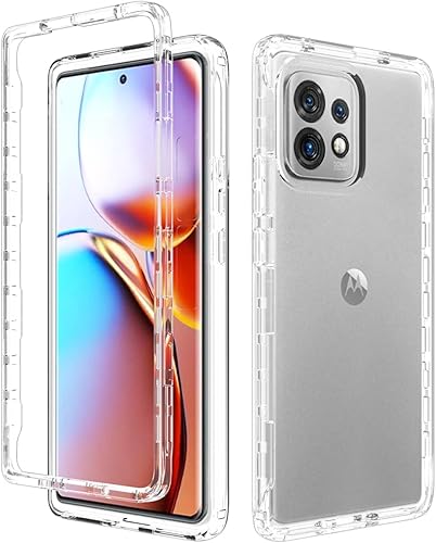 Miniatura 6 de Funda compatible con Motorola Edge + 2023Moto X40Moto X40 Pro XT2301-5, carcasa protectora transparente a prueba de golpes para Motorola Edge Plus