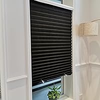 Vista 4 de 12 clips para persianas de papel plisadas, clips de plástico transparente para ventanas temporales para persianas que sujetan cortinas