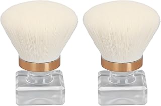 2 Escova da Poeira do Prego Dos Pces, Escova do Removedor do pó da Arte do Prego, Escova Portátil da Limpeza do Prego da Fibra Artificial Escova Solta da Composição do pó do Prego