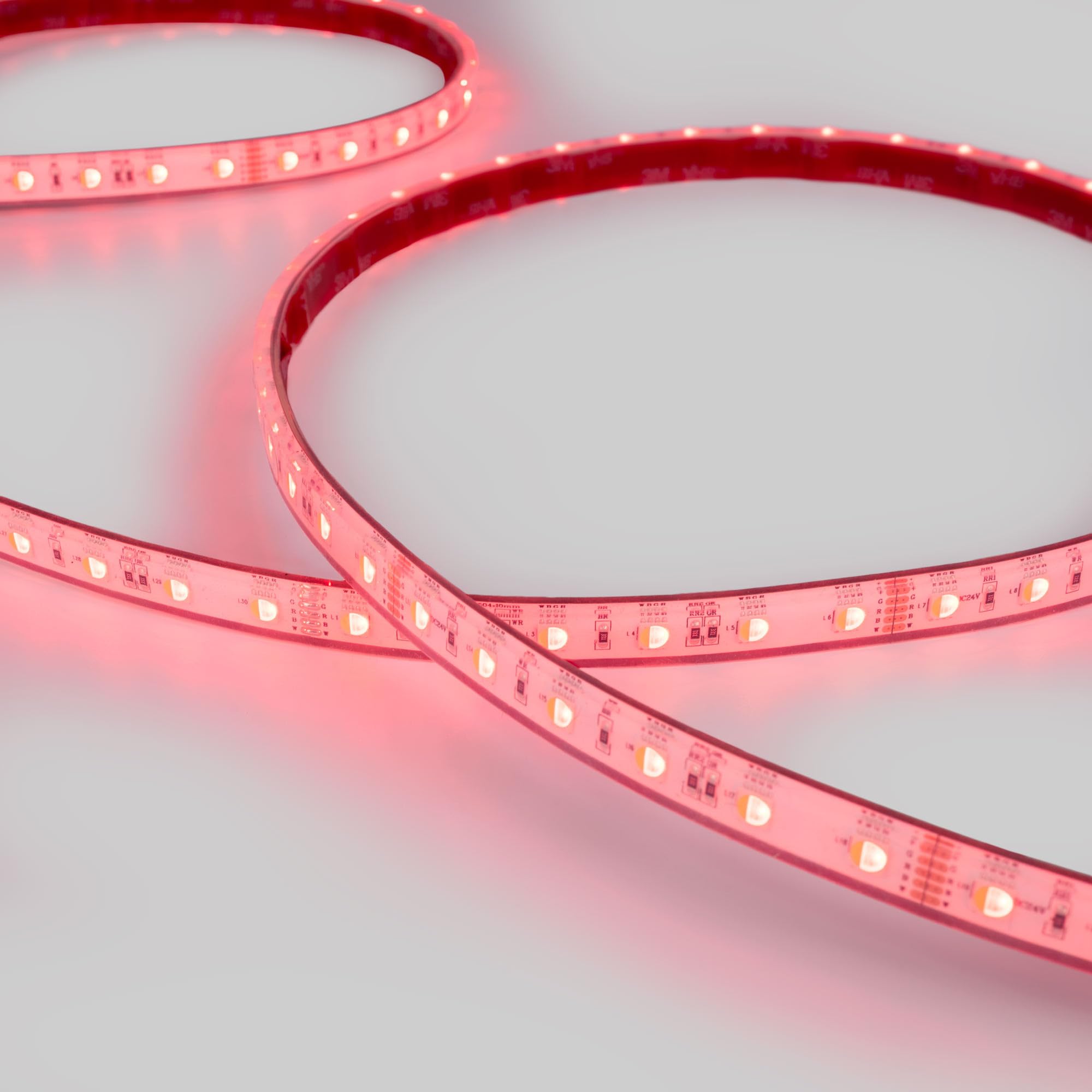 LED-Streifen, 24 V DC, wasserdicht, RGBW, 14,4 W/m, 12 mm, IP68-10 Meter, 60 l/m