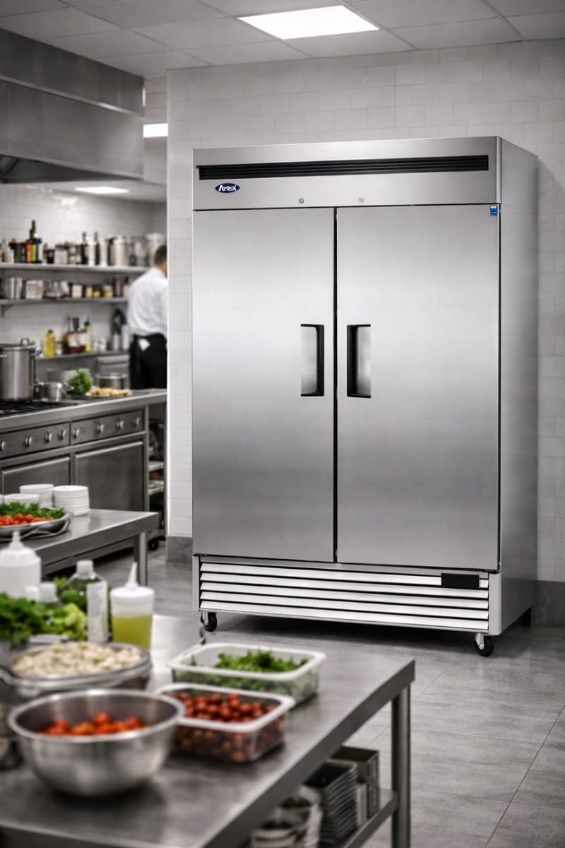 Atosa Armoire Réfrigérée Positive Inox 2 Portes - 1300 L