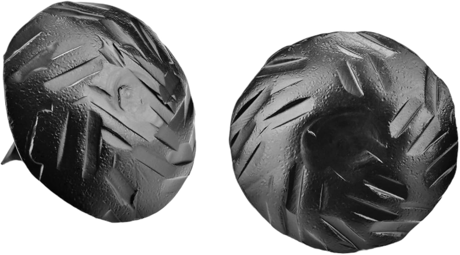 25 Pack 1.25" Large Round Head Clavos Decorative Nails – Black – Handmade Rustic Round Fasteners for Farmhouse Shutter, Faux Wood Beams, Barn Door, Shutters, and Gates – Ornamental Wood Accent