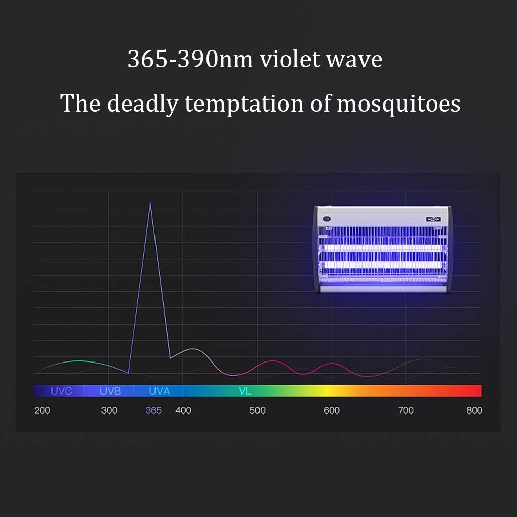 Trampa para Mosquitos, matamosquitos eléctrico, Repelente de Insectos por Descarga eléctrica, lámpara antimosquitos LED de bajo Consumo, lámpara UVA LED, lámpara matamosquitos LED