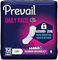 Vista 7 de Prevail Plus Almohadillas de control de vejiga para incontinencia de larga duración Máxima absorción 90 unidades (2 paquetes o 45)