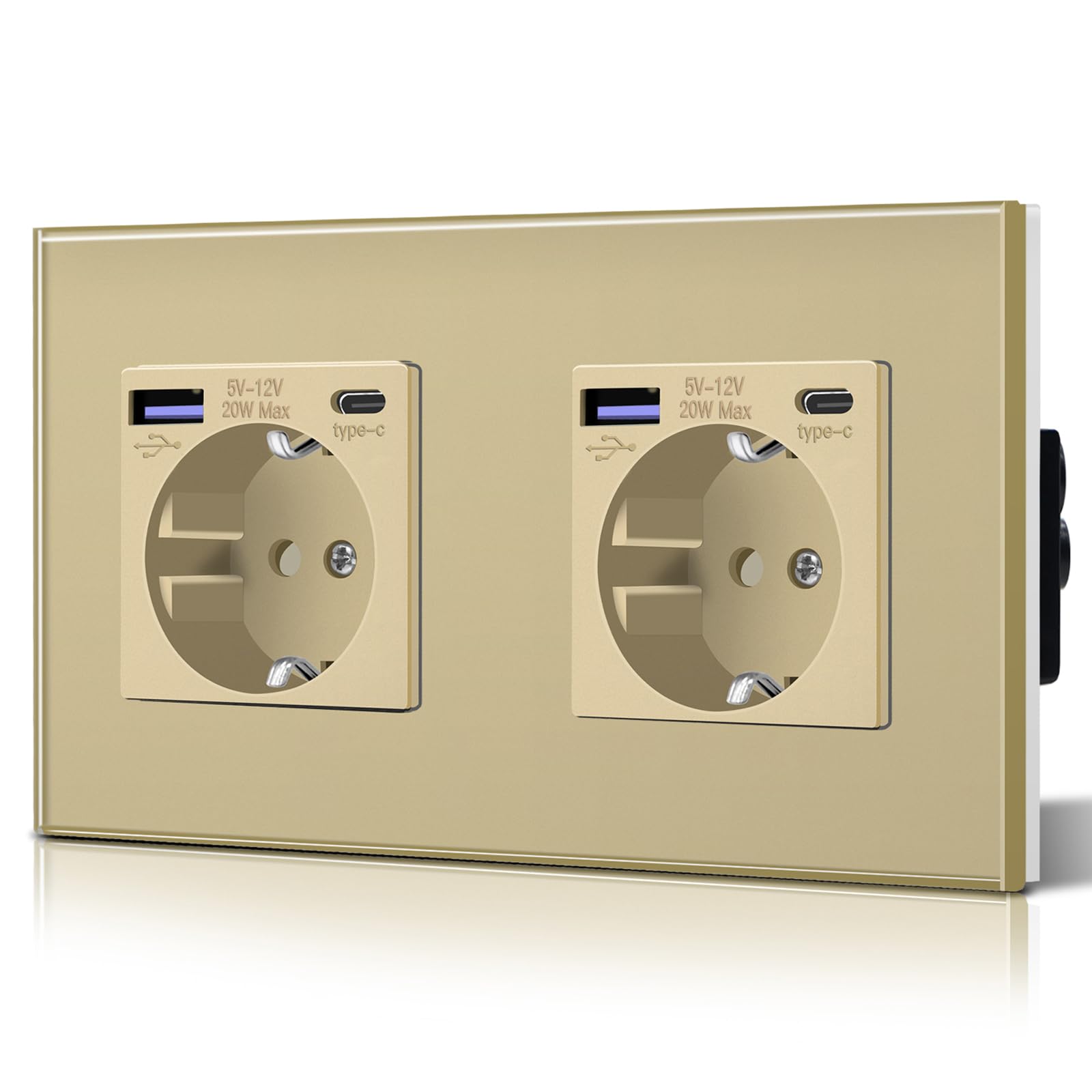 BSEED Steckdose mit 20W USB C