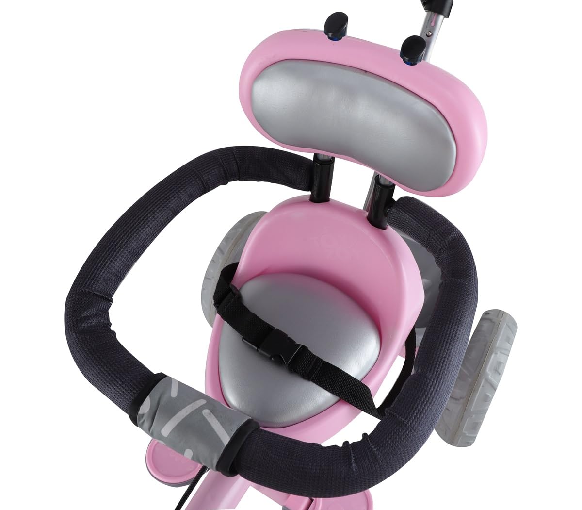 Toyzoy Cotton Candy Grand Kids|Baby Trike|Tricycle with Cushioned Seat & Storage Basket for Kids|Boys|Girls Age Group 2+ Years (Pink) 4