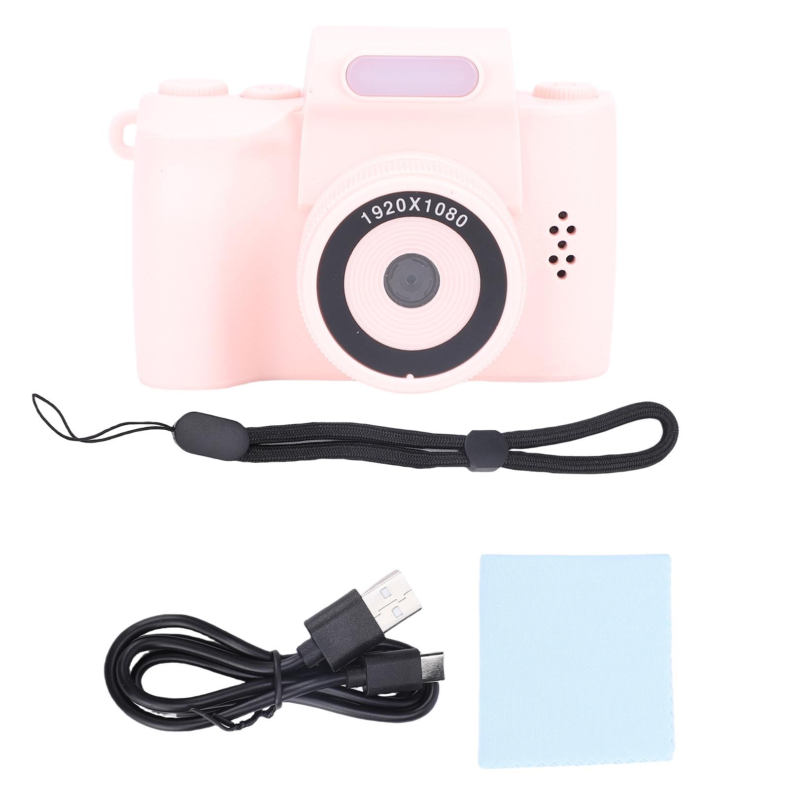 48MP Tiny Digital Camera, Auto Focus, 1.3 Inch HD Screen, 1080P Micro Video Camera Keychain - Built - in Beauty Filters, Electronic Stabilization, Portable for Travel (Rosy)-image-43