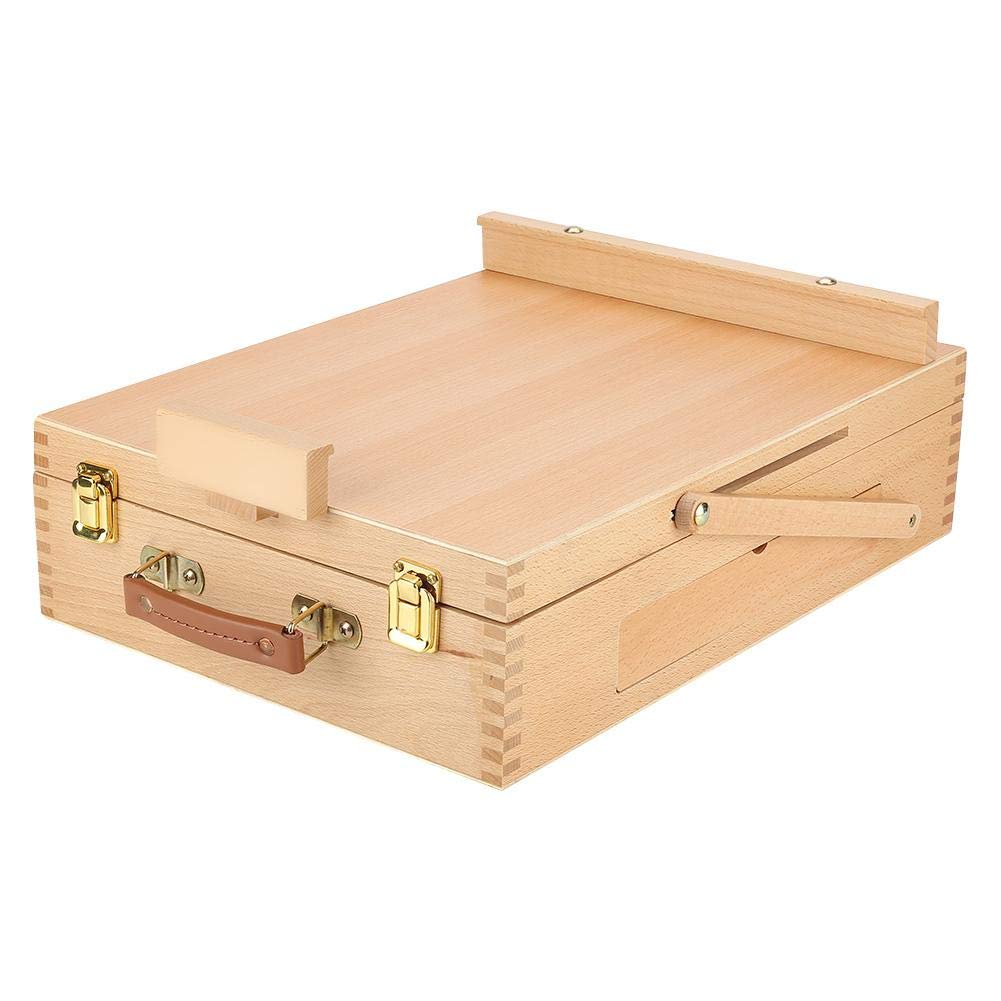 ASerZenith Multi-Function Wooden Artist Easel Drawing Painting Desktop Sketching Portable Easel 133.1Oz