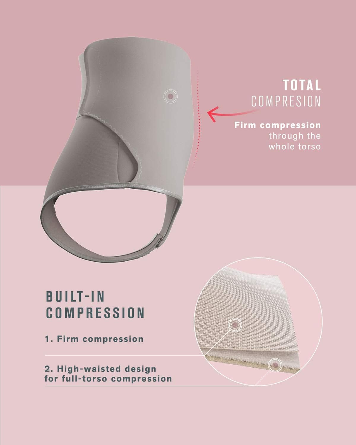 Miniatura 4 de Bragas de compresión firmes con cierre de velcro postquirúrgico etapa 1