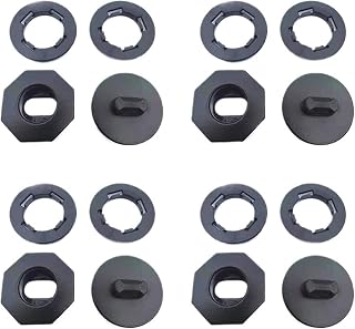 1/4Pcs Car Floor Mat Clips Carpet Holders Fixing CarpetHolders Sleeves Retention Retainer Styling Tool Auto Interior Accessories(Black 4 pcs)