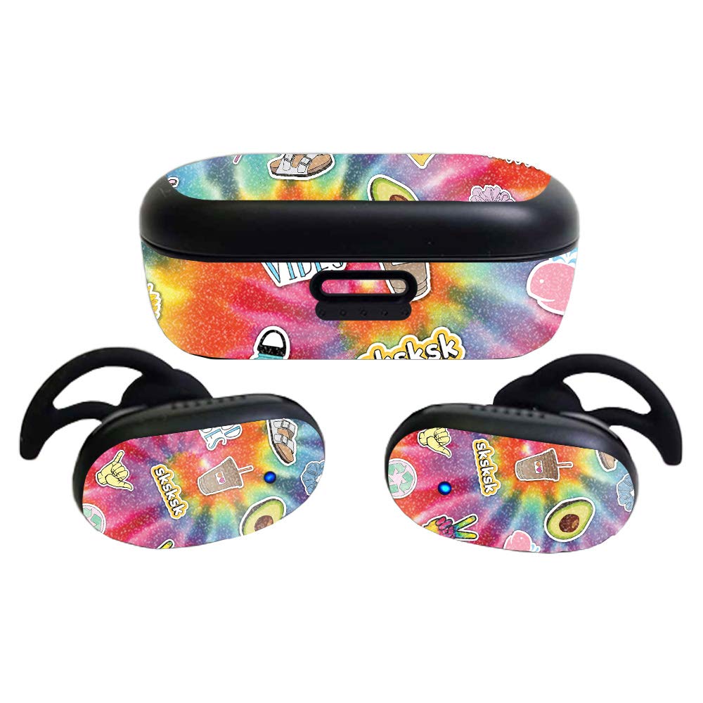 MightySkins Glossy Glitter Skin Compatible with Bose QuietComfort Earbuds (2020)