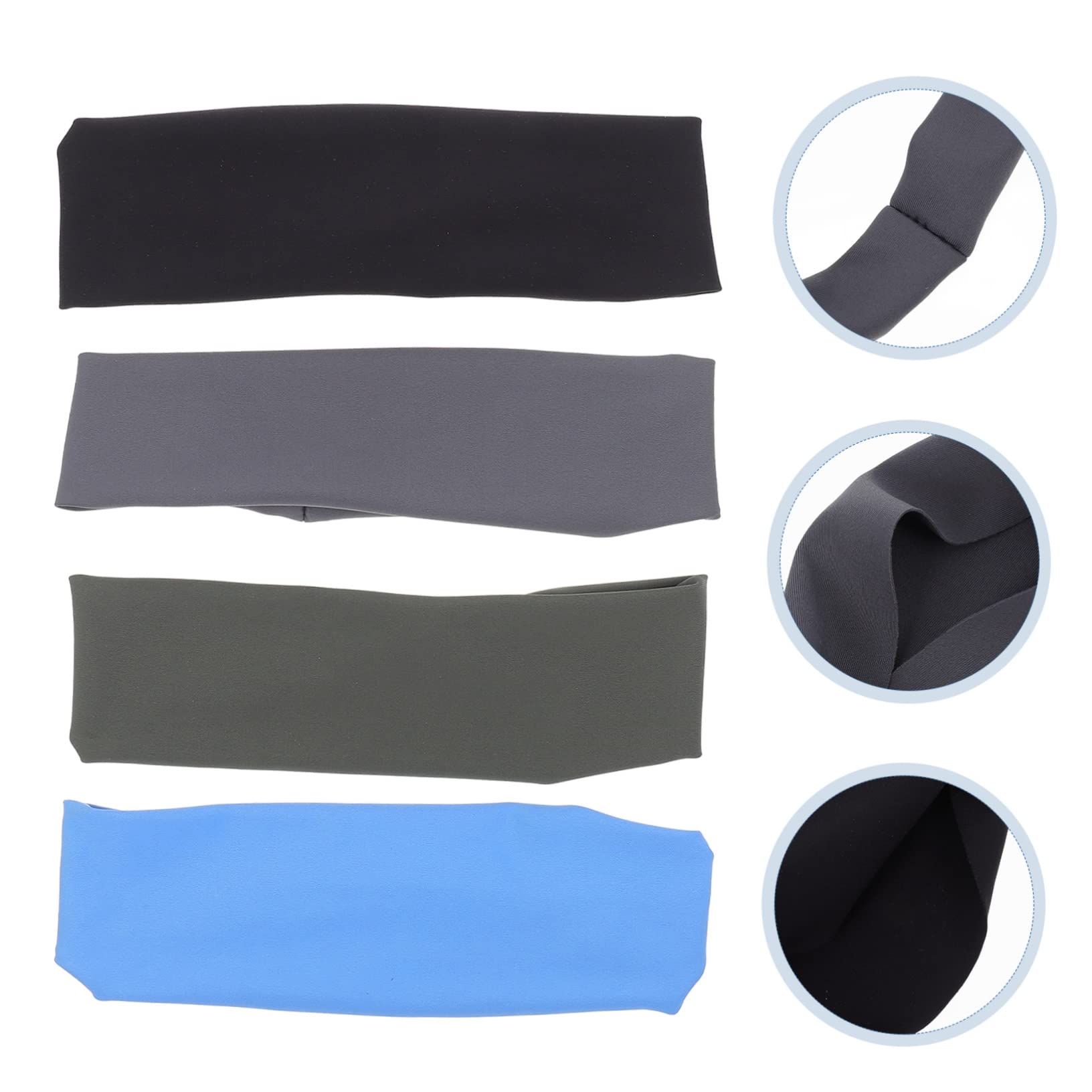 20pezzi Fasce Elastiche Assorbenti Per Sudore Headband Unisex Per Sport e Yoga Di Fasce Per Corsa Fitness e Attività Outdoor