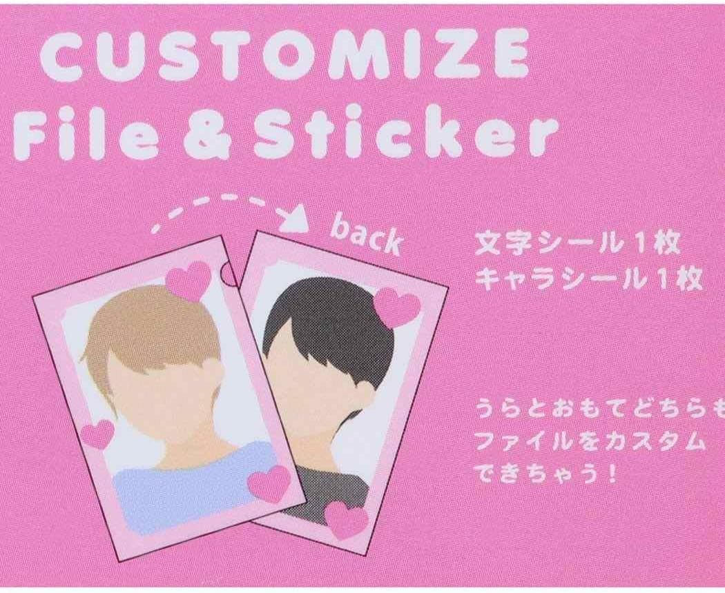 Tees Factory Sanrio Customized File & Sticker Purple H10.5 x W7.4 cm SR-5543335PU