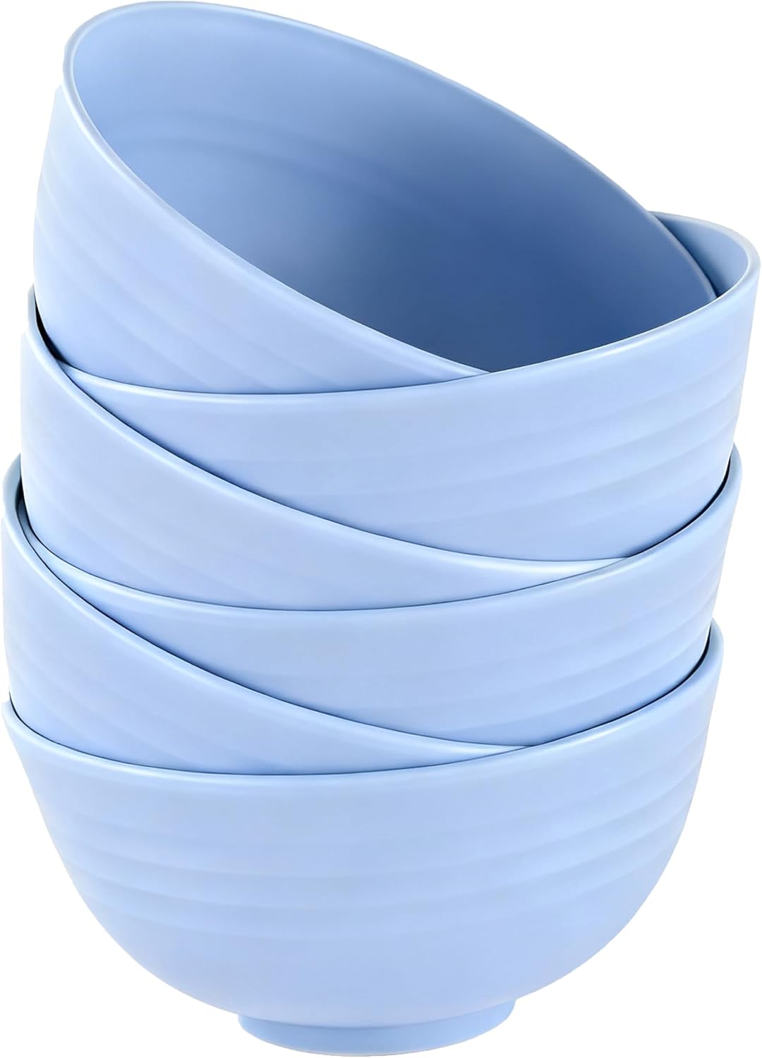 Wheat Straw Cereal Bowls Set of 6 Unbreakable BPA Free Microwave Safe