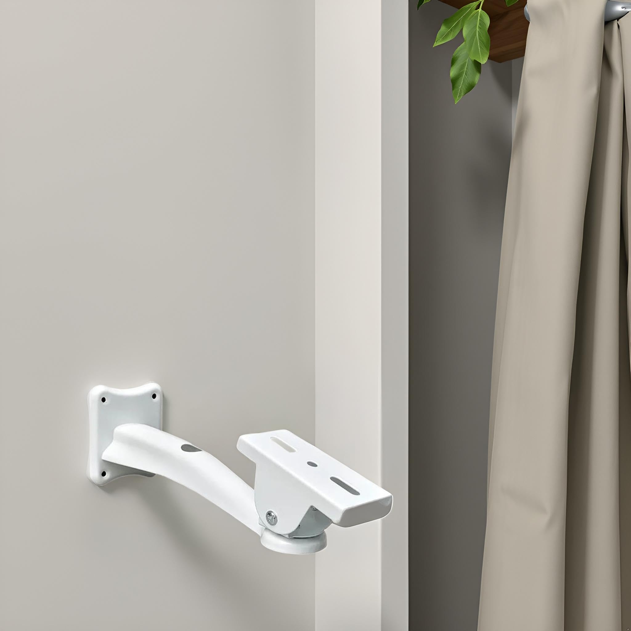 Bectro Wall Mounting Bracket/Stand for CCTV Security Camera, Length 18 cm / 7 Inch with Adjustable Angle of 90 Degree, Indoor/Outdoor use (Pack of 1 Set) 1