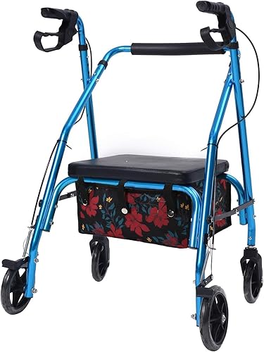 Miniatura 7 de Bolsa de andador debajo del asiento para rodillo de cuatro ruedas, bolsa con ruedas, organizador de almacenamiento para caminantes para senoirs,