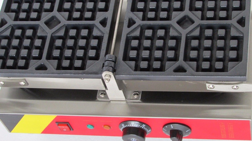 Macchina Elettrica Per Waffle Antiaderente A 4 Piastre, Per Uso Commerciale E Domestico