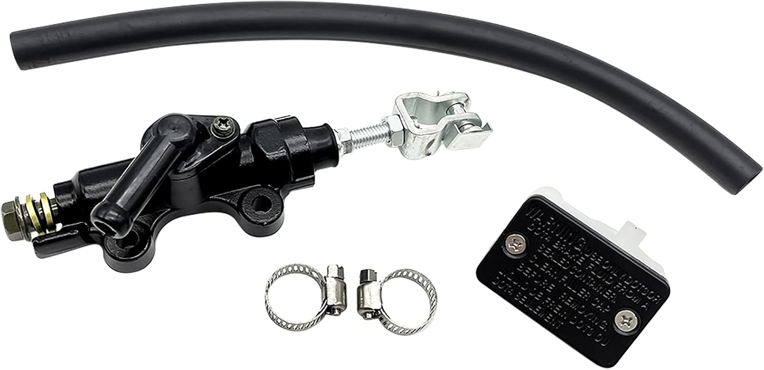 M MATI Rear Foot Brake Master Cylinder Assembly for Honda TRX250 TRX250X Fourtrax 250X 1987-1992 43500-HC0-681 43500-HC0-671