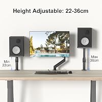 Suport universal de perete Suptek pentru soundbar, reglabil și pivotant, negru, 2 bucăți, max 15 kg 5