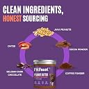 FitFeast Chocolate Peanut Butter | 380g x 2 | Healthy Chocolate Spead | No Trans Fats or Cholesterol | Sweetened with Dates | Delicious Nut Butter | As Seen on Shark Tank gallery image