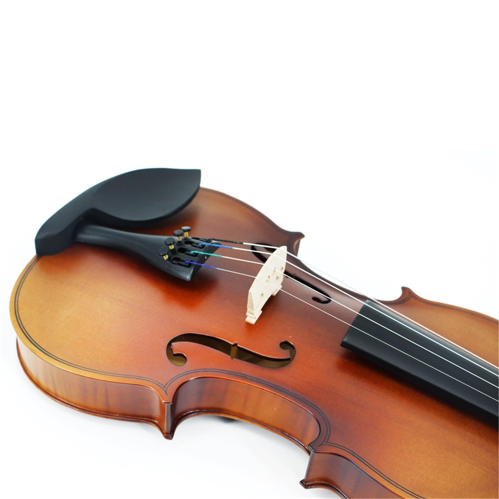 Violino Da Pratica Per Principianti Lucido In Legno Massello Fatto A Mano Popolare Rosa(1/4)