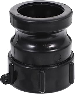 ULTECHNOVO 2 Water Tank Connector Ibc Tote Converter Camlock Ibc Tote Cover Camlock Hose Fittings Ibc Tote Adapter Cam Lock Connector Valve Handbag Plug Tote Bag Black Abs Bogo Tote Bag