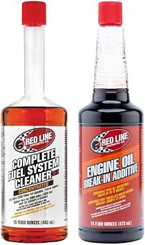 Red Line Engine Protection Bundle | SI-1 Complete Fuel System Cleaner & Engine Oil Break-In Additive | Fuel Injector Cleaner & Anti-Wear Treatment