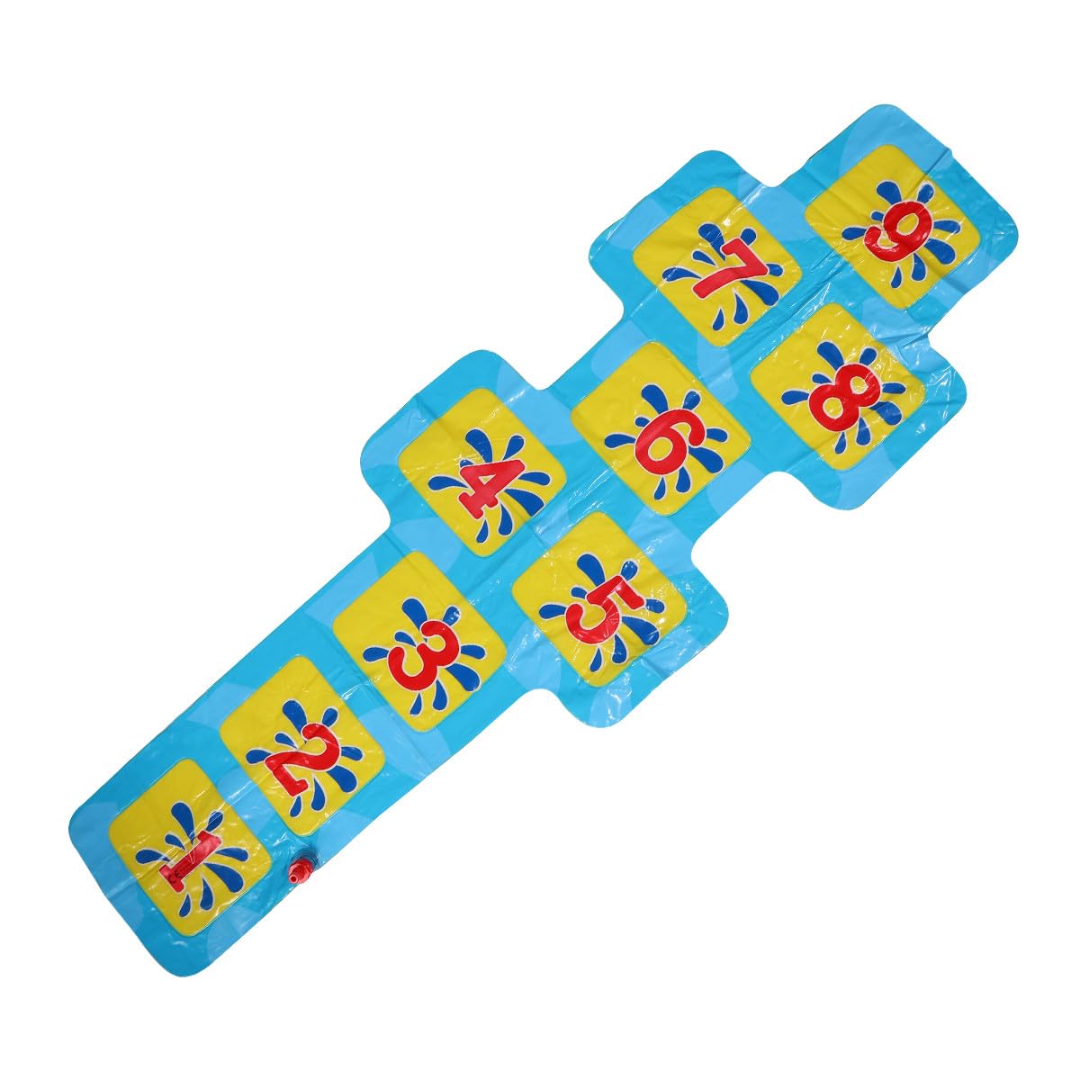 Tapete de Juego Digital de Agua Inflable para Niños Azules