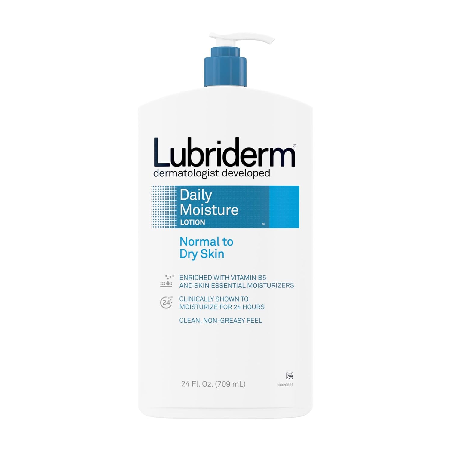 LUBRIDERM Daily Moisture Lotion, 24 ounces (Pack of 2)