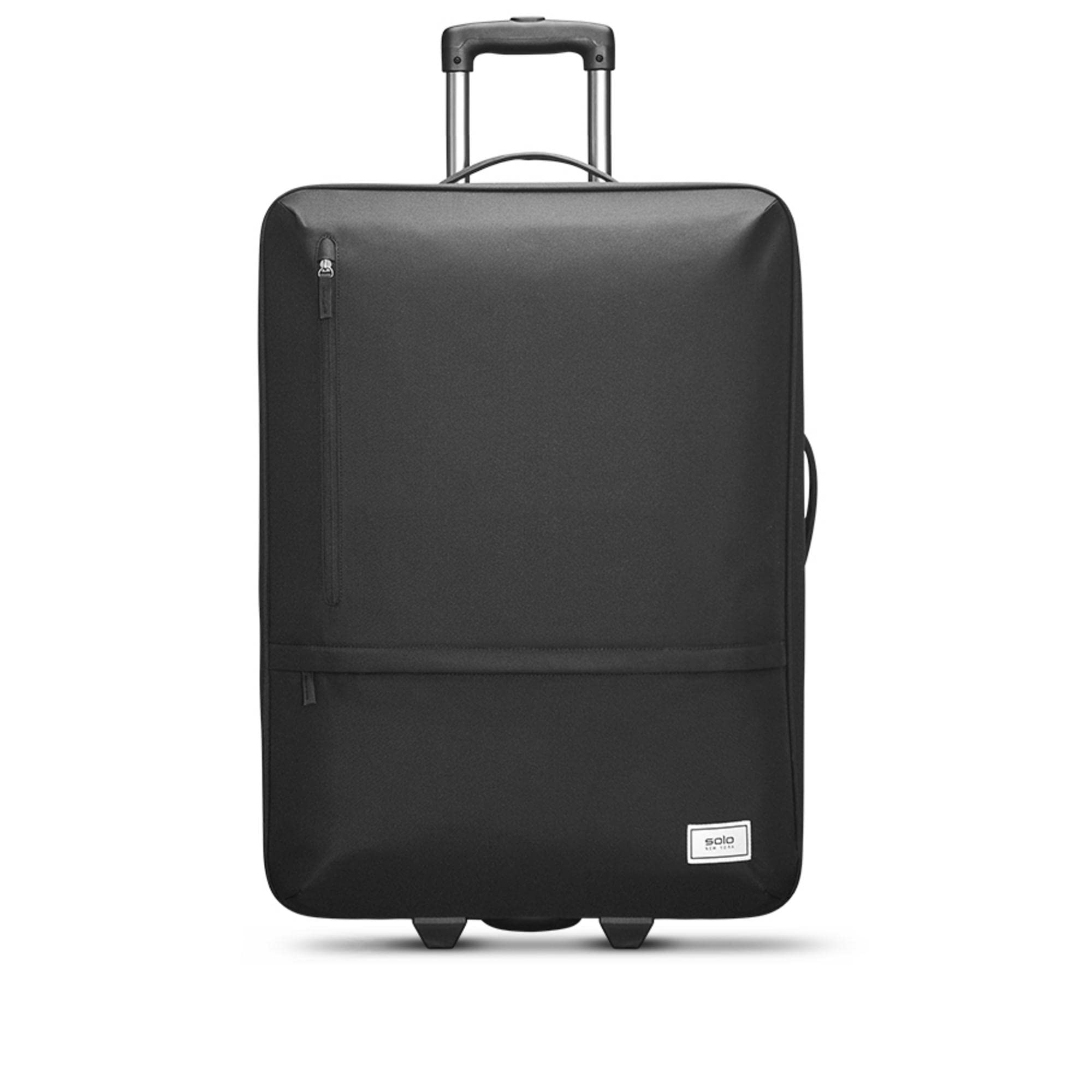 Solo New York Re:treat Check-In 26" 2-Wheel Upright, Made from Recycled Materials, Black