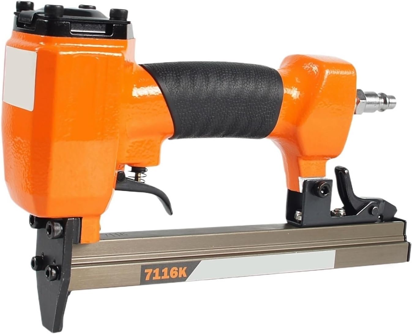 Pneumatic Stapler ，Powered Upholstery Stapler 7116K 22Gauge 71 Series Upholstery Stapler Fine Wire Air Stapler Gun for Furniture Making Car Seats Cabinets
