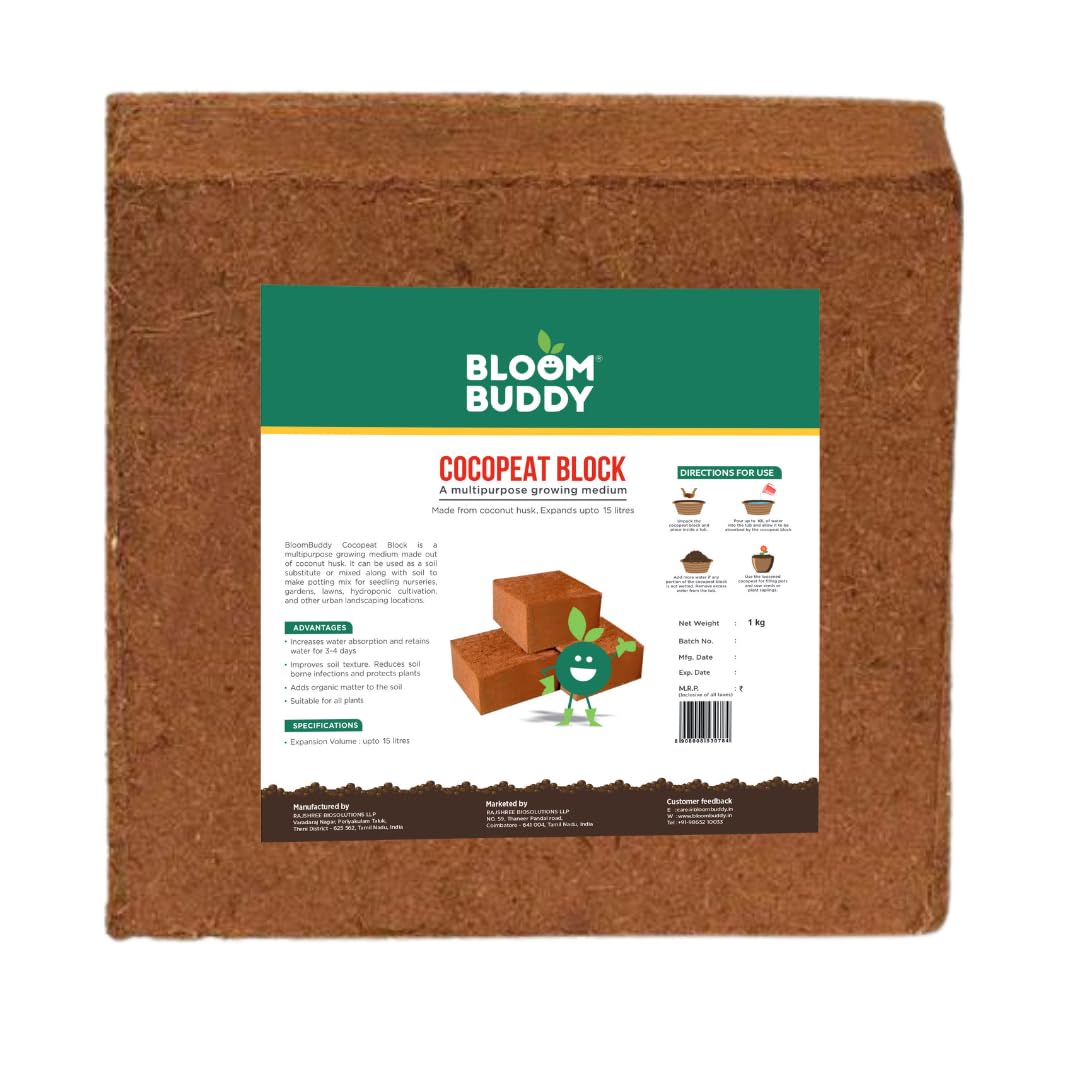 See full amazon price history chart for Bloombuddy Cocopeat Block 1kg – Premium Compressed Coconut Coir for Plants, Soil Conditioner, Home Garden, Organic Growing Medium (Cocopeat Block 1kg) Bloombuddy Cocopeat Block 1kg – Premium Compressed Coconut Coir for Plants, Soil Conditioner, Home Garden, Organic Growing Medium (Cocopeat Block 1kg) (B0DDY2HKY6) Amazon Price History, Amazon Price Tracker