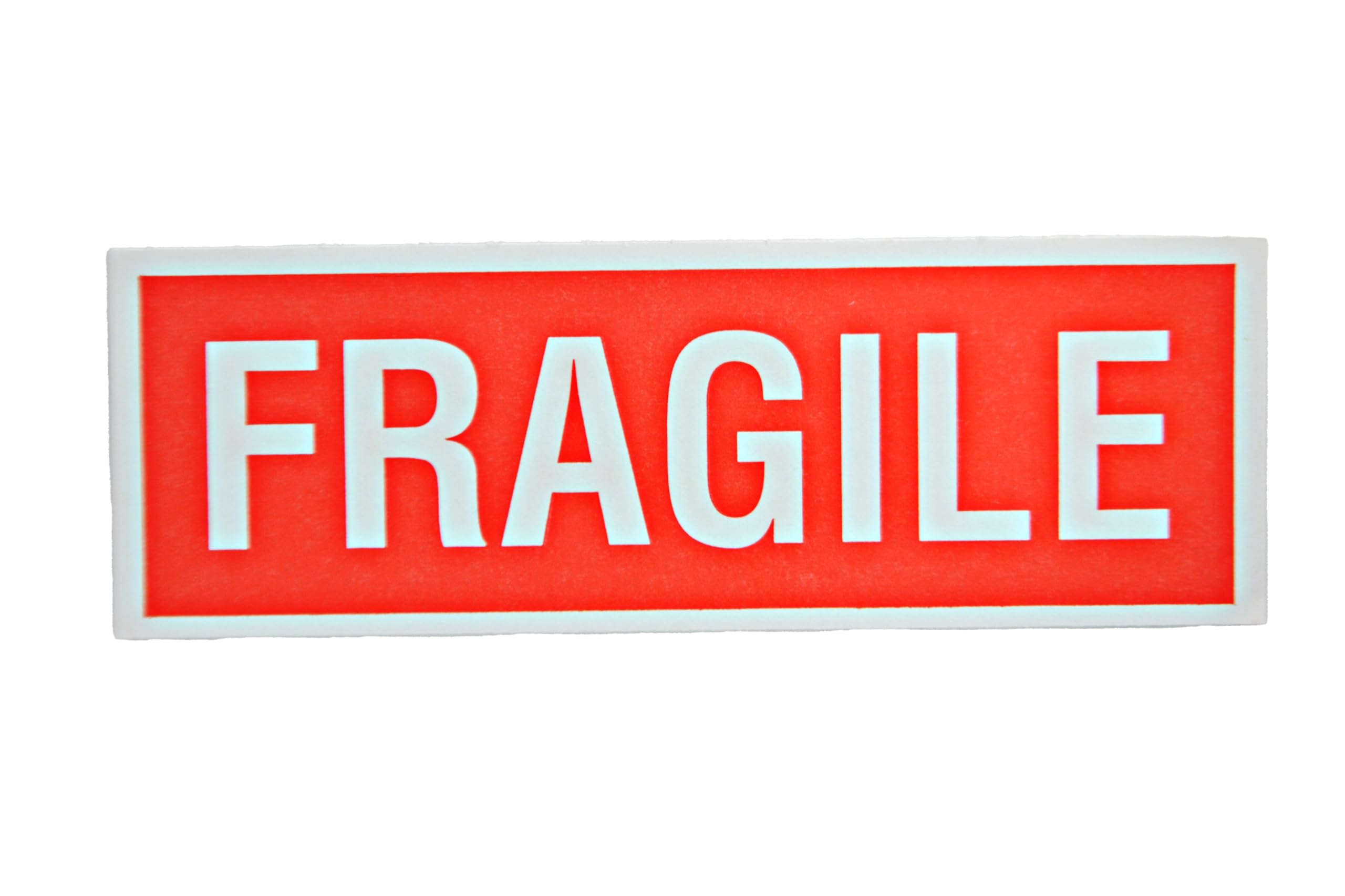 Apli 119209-1000 Etiquettes autocollantes 'Fragile' - Dimensions: 50x144 mm - Couleur: rouge et blanc - Etiquetage pour cartons