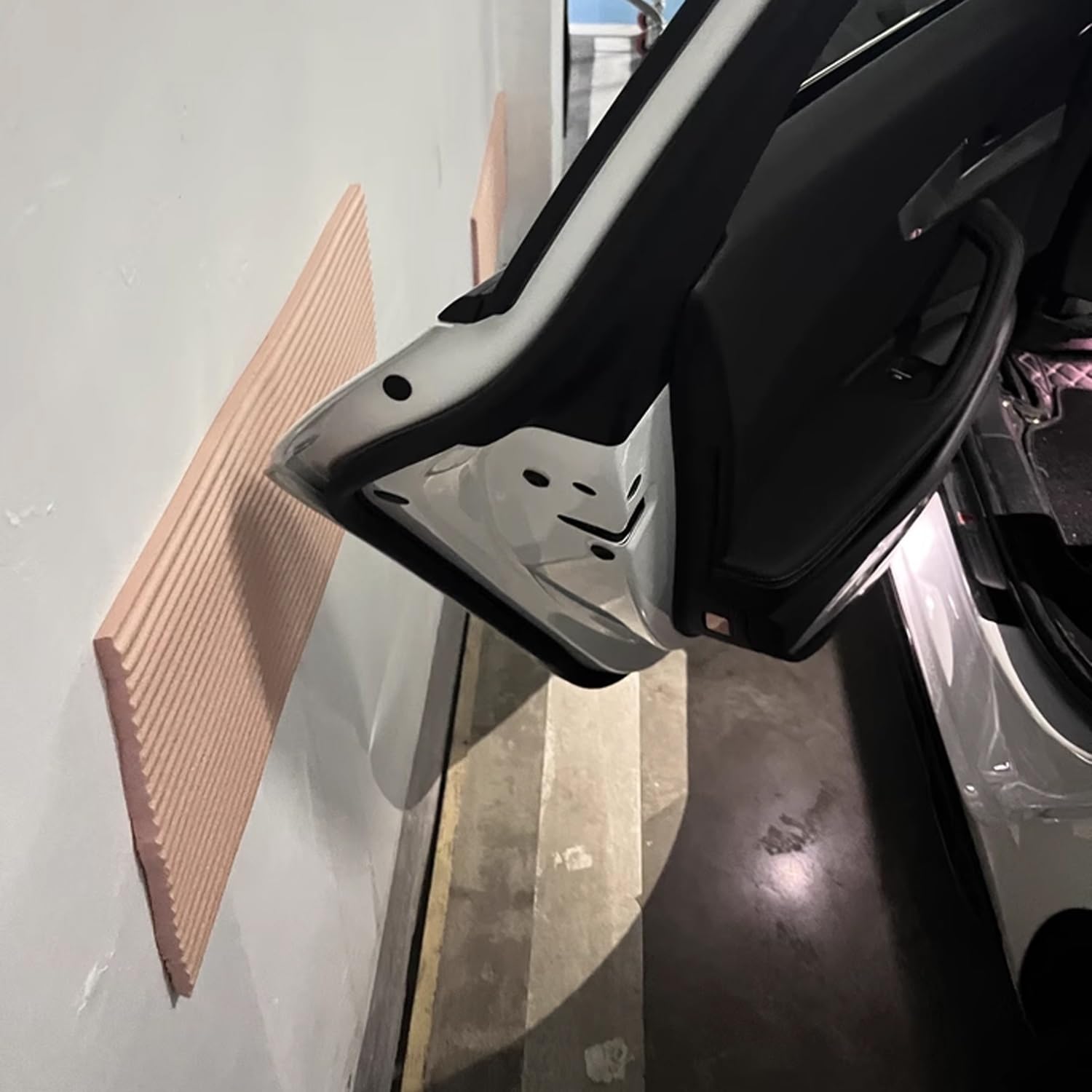Garage Wall Protectors for Cars, Door Anti-Scratch Protector, High Density Foam Padding Indoor & Outdoor, Easy to Install on Uneven Brick Wall, Thickness 1 cm