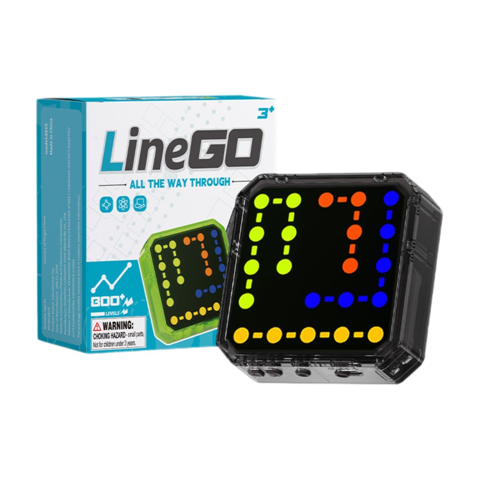 Bffcnl Machine Portable Interactive Electronic Puzzle Game Educational PP Material Strategy for Children And Adults Suitable for Family, Black