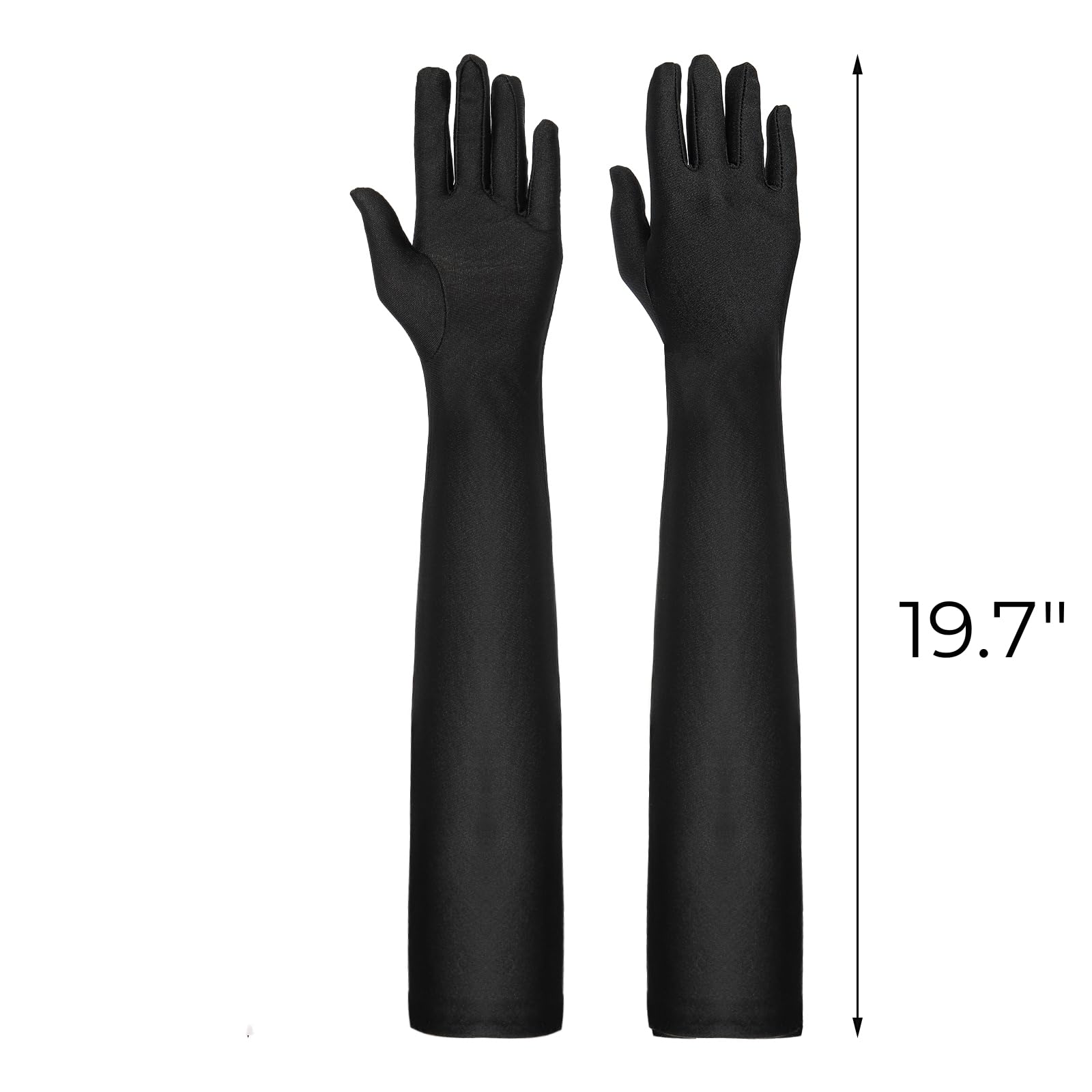 Hiceeden 6 Pcs 1920s Flapper Accessories for Women Roaring 20s Great Gatsby Accessories for Party Flapper Costume Set Includes Headband - Image 3